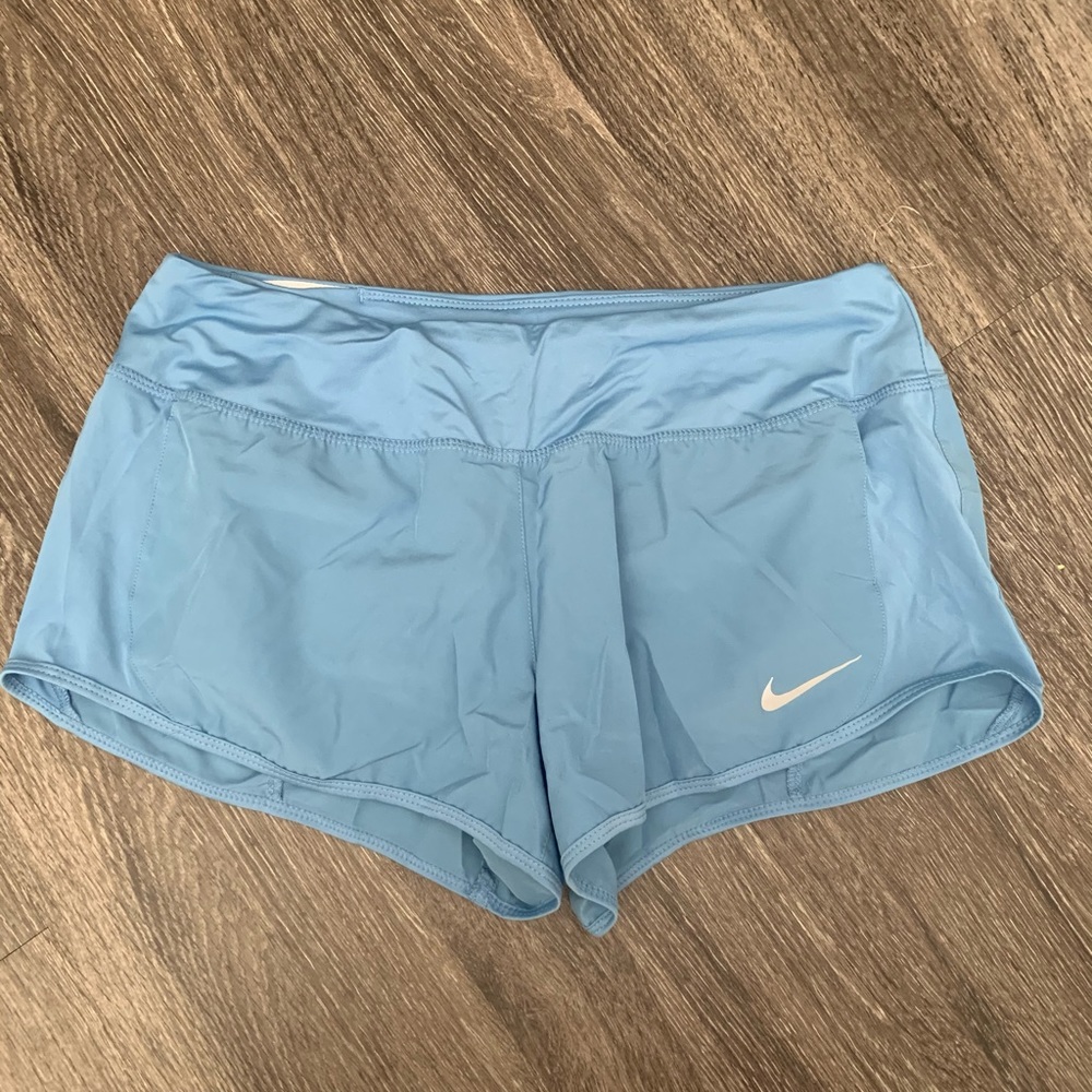 Blue Nike shorts